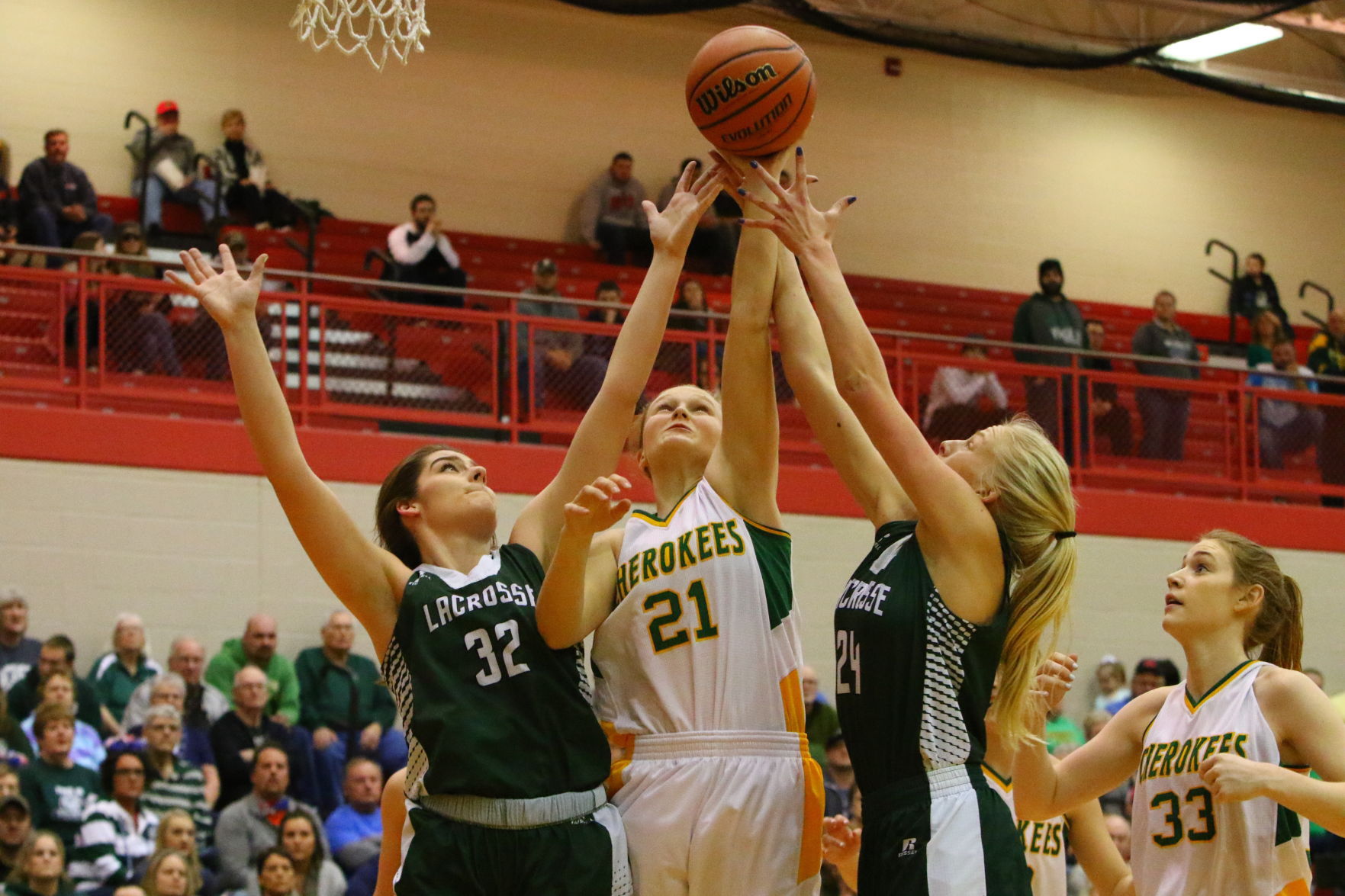 Porter County Conference Tournament Finals: LaCrosse vs. Morgan Township girls basketball